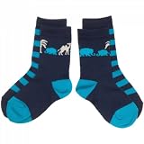 POLARN O. PYRET 2-PACK ELEPHANT TROPIC & STRIPE SOCKS (BABY)