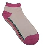 SOX113 Pink Checkered Pattern Ankle Socks