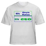 49% Simple Human 51% CEO Adult T-Shirt Various Colors