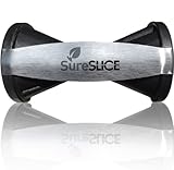 SureSlice® Spiral Slicer Vegetable Peeler and Spiralizer w/ FREE RECIPE E-BOOK - Professional Grade Stainless Steel w/ Premium Japanese Blades, 2 different sized Julienne Peeler Slicers & Vegetable Cutter - Cucumber & Carrot Peeler - Zucchini Pasta Noodle Maker - Create Trendy, Low Carb Diet Dishes Including Zucchini Recipes and MORE As Seen On TV - Perfect for Diabetes Diet and to Lose Weight - 100% Satisfaction Money Back Guarantee