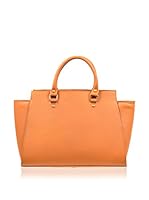 Carla Belotti Bolso asa de mano Handbag Light Brown Clair (Marrón Claro)