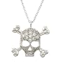 Sterling Silver Skull-and-Crossbones pendant