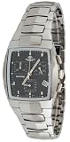 Oniss Men's Black Tungsten Chronograph with Faceted Crystal Watch Model ON-675-1