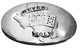 E43 Never Fold Poker Belt Buckle