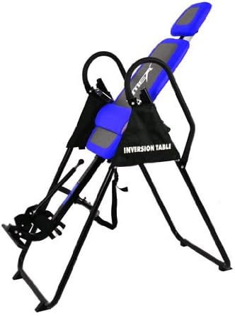 Emer Deluxe Padded Foldable Gravity Inversion Table for Back Therapy Exercise Fitness