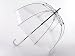 New Frame! Clear Dome Fulton Umbrella White