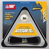 UCLA Bruins Billiard Accessories Kit - includes Triangle Rack, Cue Ball and Brush