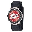NFL Men's FDV-KC Agent Series Kansas City Chiefs Velcro Watch