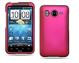 Hot Pink Sanp-on Rubber Touch 2pcs Phone Protector Hard Cover Case for HTC  ....