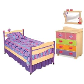 Room Magic Natural 5 Piece Bedroom Set, Girl Teaset by Room Magic