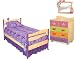 Room Magic Natural 5 Piece Bedroom Set, Girl Teaset