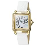 Pierre Cardin Ladies Time Couture Collection Retour Gold-Plated Leather Strap Watch #PC068862002 by Pierre Cardin