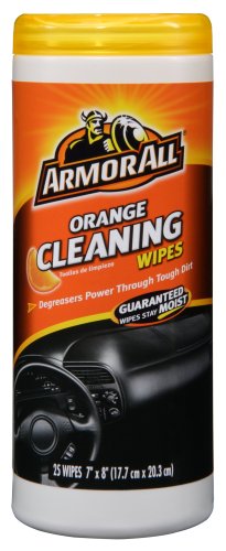 Armor All Orange Cleaning Wipe Plastic Canister - 25 Sheets, (Pack of 6) price