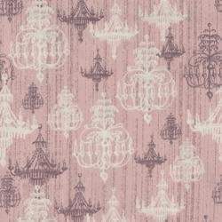 Bulk Buy: FabScraps Scapbooking (10-Yards) Shabby Chic 43' Wide 100% Cotton 10yd D/R Pink Chandelier 3005P