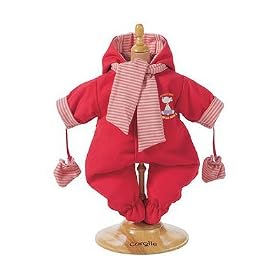 Corolle 17 Inch Classic Baby Doll Fashions Red Snowsuit by Corolle