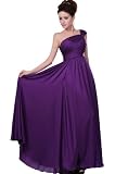 eDressit robe de soiree/bal/ceremonie/mariage magnifique violette seule bretelle(00115106), T36 eDressit robe de soiree/bal/ceremonie/mariage magnifique violette seule bretelle(00115106), T36