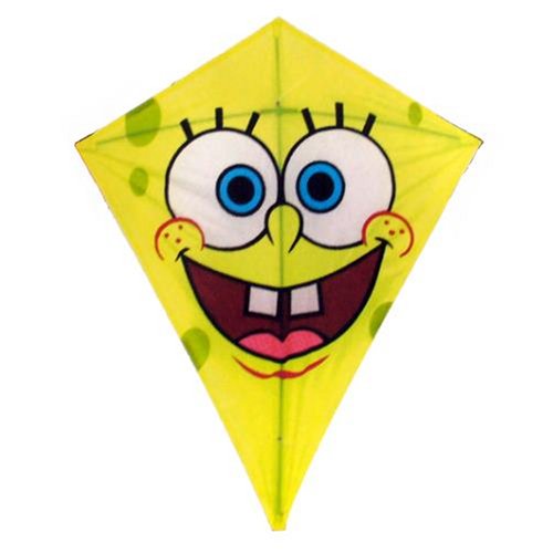 Childrens Toyshop  Toys : Go Fly A Kite Spongebob Nylon Diamond Kite