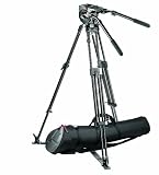Manfrotto 516,350MVB Video Kit with 516 Pro Fluid Video Head, 350MVB Tripod, 165MV Spreader and MBAG120P Padded Tripod Bag - Replaces 516,3193,3194,3195 (Black)