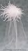 Just for the Girls Bachlorette or Bride Mini Veil with Hair Clip