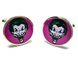 Joker Cufflinks : DC Comics : Silver Plated W/Gift Box