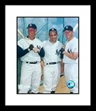 Mickey Mantle, Yogi Berra and Roger Maris New York Yankees MLB Framed 8x10 Photograph Posing