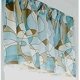 Scribbles Blue Valance by Glenna Jean
