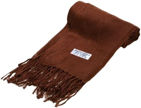 Brown Pashmina Scarf 24"w