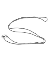Sterling Silver ITALY made 22" long Wheat Chain for pendant