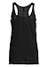 Beautiful Black Heather Vintage Look Skull Cameo Loose Fit Tank Top Muscle Tee