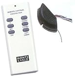 Monte Carlo Fans RM-RFMC Reversible Hand-held Remote Control with Transmitter, White Finish