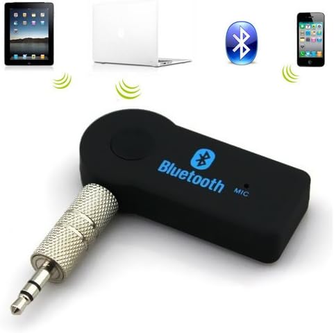 VersionTech Newest Updated Version Portable Bluetooth 3.0 A2DP Audio Music Streaming Receiver Adapter with Hands Free HandsFree Calling and 3.5 mm Stereo Output
