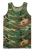 Boys Woodland Camo Tank Top, Available in Various Sizes