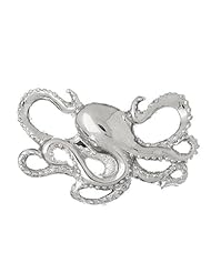 Clevereves 14K White Gold Pendant Octopus 17.3 - Gram(s)
