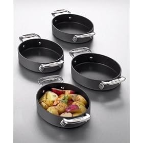 All-Clad LTD Oval Bakers, Set of 4 by All-Clad