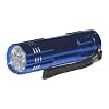 Keystone 9B 9-LED Compact Aluminum Flashlight with Batteries, Blue