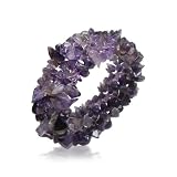 Bling Jewelry Multi Amethyst Chips Bracelet Stretch