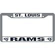St. Louis Rams NFL Chrome License Plate Frame