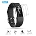 Fitbit Charge 2 Screen Protector Full Coverage Screen Protector for Fitbit Charge 2 HD Clear Anti-Bubble Film with Free ( Pack of 3 )