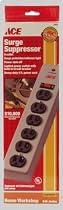 Ace 6 Outlet Metal Home Workshop Surge Suppressor (59P609B300)