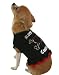 Dog Shirt - Metallic Foil Letters Rhinestone Accents Red Heart and Bones Rock Dog Couture - X - Small (XS)