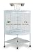 Prevue Pet Products Large Corner Bird Cage 3156W White, 37-Inch by 27-Inch by 63-Inch