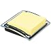 Post-it® Notes Dispenser, Pad, 4 Inches x 4 Inches, Black with Clear Top, Includes One Original Pad