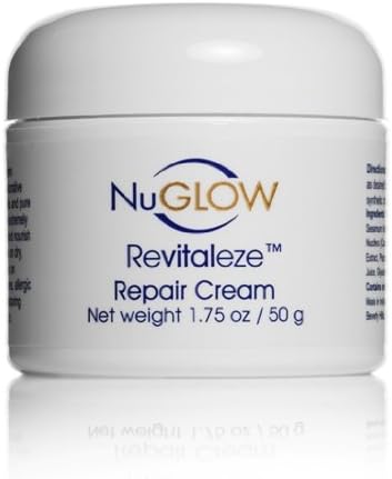 Nourish and restore even the most troubled or damaged skin with NuGlow® Revitaleze Repair Cream 100% Natural Organic MSM & Ayurvedic restorative herbs.
