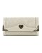 Western Wallets - Jacquard Hearts Western Style Clutch Wallet w/Checkbook Cover in Choice of Colors (White)