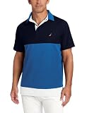 41qxteEAVqL. SL160  Nautica Mens Colorblock Short Sleeve Knit