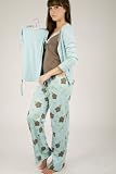 The 4pc. Nursing PJ Set with matching baby drawstring Gown