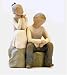 Brother and sister Willow Tree figurines