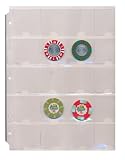 (5) Poker Chips Pages for 20 Chips