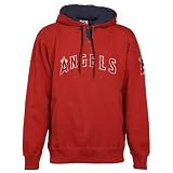 Majestic Los Angeles Angels of Anaheim Red Q Hoody Sweatshirt