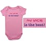 Baby-Says Bodysuit - My Uncle is the Best